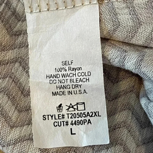 White Birch boho long sleeve top - Picture 6 of 9